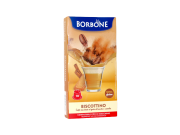 COFFEE WITH BISCUIT AND CINNAMON CAFFÈ BORBONE BISCOTTINO - 10 NESPRESSO COMPATIBLE CAPSULES 7g