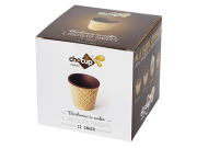 FOODRINKS CHOCUP MEDIUM 60ml - 12 SNACK CUPS IN WAFER AND DARK CHOCOLATE 200g