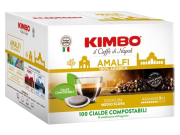 COFFEE KIMBO AMALFI - Box 100 PODS ESE44 7.3g