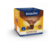 CHOCOLATE CAFFÈ BORBONE SUPERCIOCK - 16 DOLCE GUSTO COMPATIBLE CAPSULES 20g