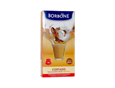 MACCHIATO ESPRESSO CAFFÈ BORBONE CORTADO - 10 NESPRESSO COMPATIBLE CAPSULES 4g