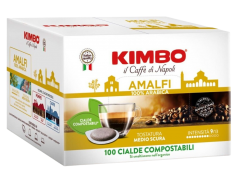 COFFEE KIMBO AMALFI - Box 100 PODS ESE44 7.3g