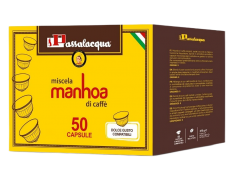 COFFEE PASSALACQUA MANHOA - GUSTO VELLUTATO - Box 50 DOLCE GUSTO COMPATIBLE CAPSULES 5.5g