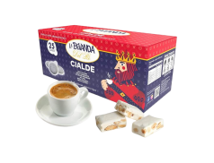 NOUGAT COFFEE LA BEVANDA DEL RÈ - Box 25 PODS ESE44 7.5g
