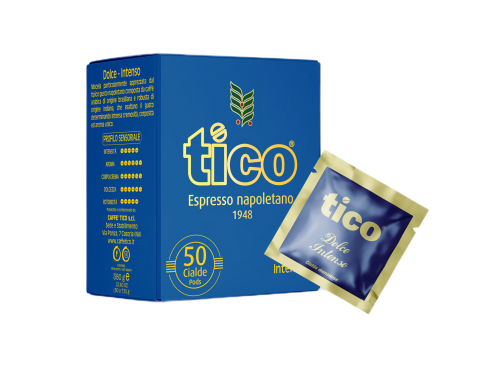 CAFFÈ TICO - DOLCE INTENSO - Box 50 PODS ESE44 7g