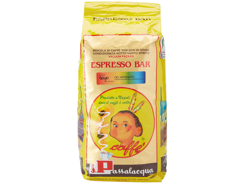 COFFEE PASSALACQUA DEUP - DECAFFEINATED - ESPRESSO BAR - PACK 1Kg COFFEE BEANS