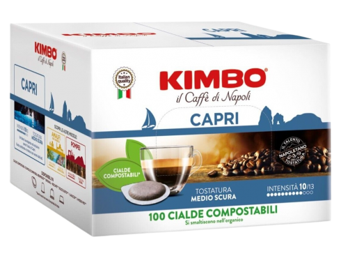 COFFEE KIMBO CAPRI - Box 100 PODS ESE44 7.3g