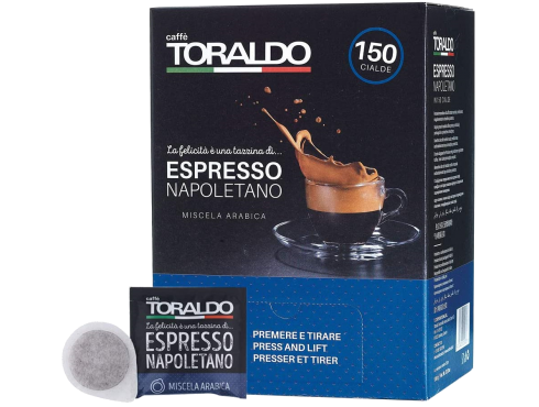 CAFFÈ TORALDO - MISCELA ARABICA - Box 150 PODS ESE44 7.2g