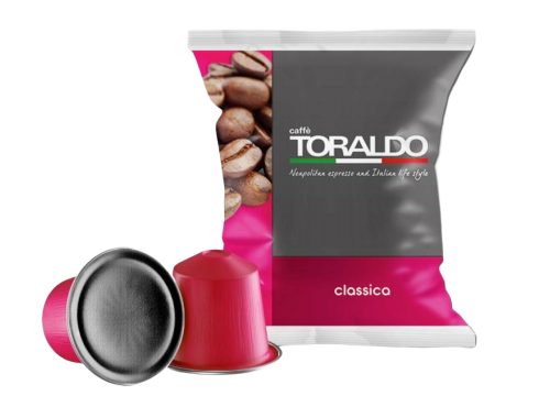 CAFFÈ TORALDO - CLASSICA - Box 100 NESPRESSO COMPATIBLE CAPSULES 5.5g