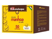 CAFÉ PASSALACQUA MANHOA - GUSTO VELLUTATO - Box 50 CÁPSULAS COMPATIBLES DOLCE GUSTO 5.5g