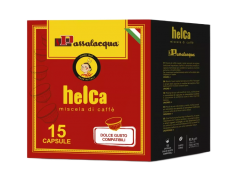CAFÉ PASSALACQUA HELCA - GUSTO FORTE - Box 15 CÁPSULAS COMPATIBLES DOLCE GUSTO 5.5g