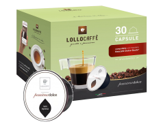 LOLLO CAFFÈ - PASSIONEDOLCE NERO - Box 30 CÁPSULAS COMPATIBLES DOLCE GUSTO 7.5g