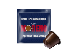 CAFFÈ MORENO - AROMA BLU - Box 100 CÁPSULAS COMPATIBLES NESPRESSO 5.2g