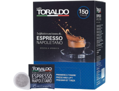 CAFFÈ TORALDO - MISCELA ARABICA - Box 150 VAINAS ESE44 7.2g