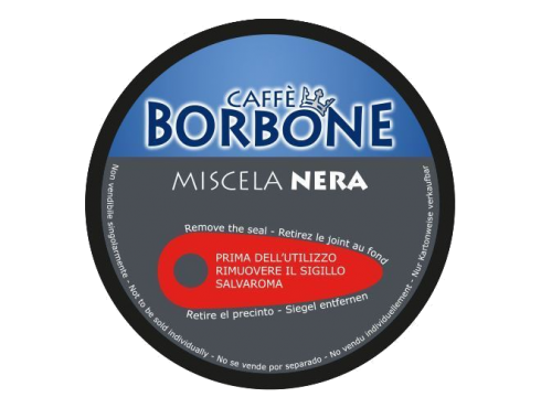 CAFFÈ BORBONE DOLCE RE - MISCELA NERA - Box 90 CÁPSULAS COMPATIBLES DOLCE GUSTO 7g