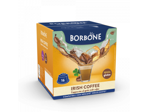 IRISH COFFEE CAFFÈ BORBONE - 16 CÁPSULAS COMPATIBLES DOLCE GUSTO 14g