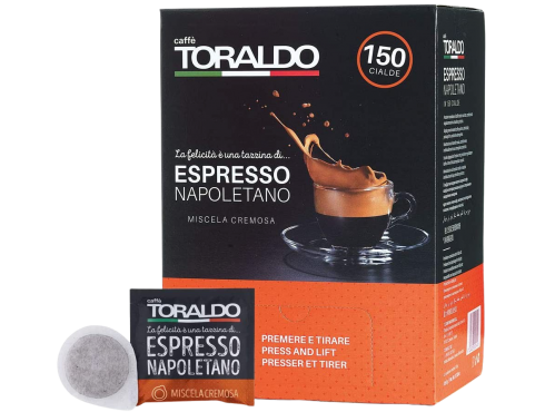 CAFFÈ TORALDO - MISCELA CREMOSA - Box 150 VAINAS ESE44 7.2g