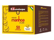 KAFFEE PASSALACQUA MANHOA - GUSTO VELLUTATO - Box 50 DOLCE GUSTO KOMPATIBLE KAPSELN 5.5g