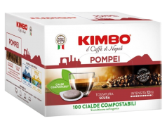 KAFFEE KIMBO POMPEI - Box 100 PADS ESE44 7.3g
