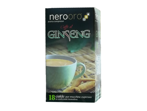 KAFFEE GINSENG NEROORO - Box 18 PADS ESE44