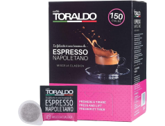 CAFFÈ TORALDO - MISCELA CLASSICA - Box 150 DOSETTES ESE44 7.2g