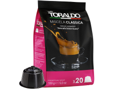 CAFFÈ TORALDO - CLASSICA - 20 CAPSULES COMPATIBLES DOLCE GUSTO 7.5g