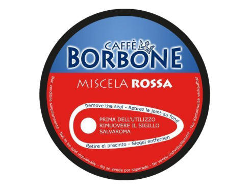 CAFFÈ BORBONE DOLCE RE - MISCELA ROSSA - Box 90 CAPSULES COMPATIBLES DOLCE GUSTO 7g