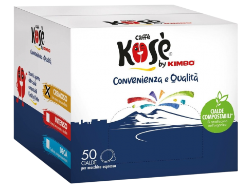CAFFÈ KOSÈ by KIMBO - CREMOSO - Box 50 DOSETTES ESE44 7g